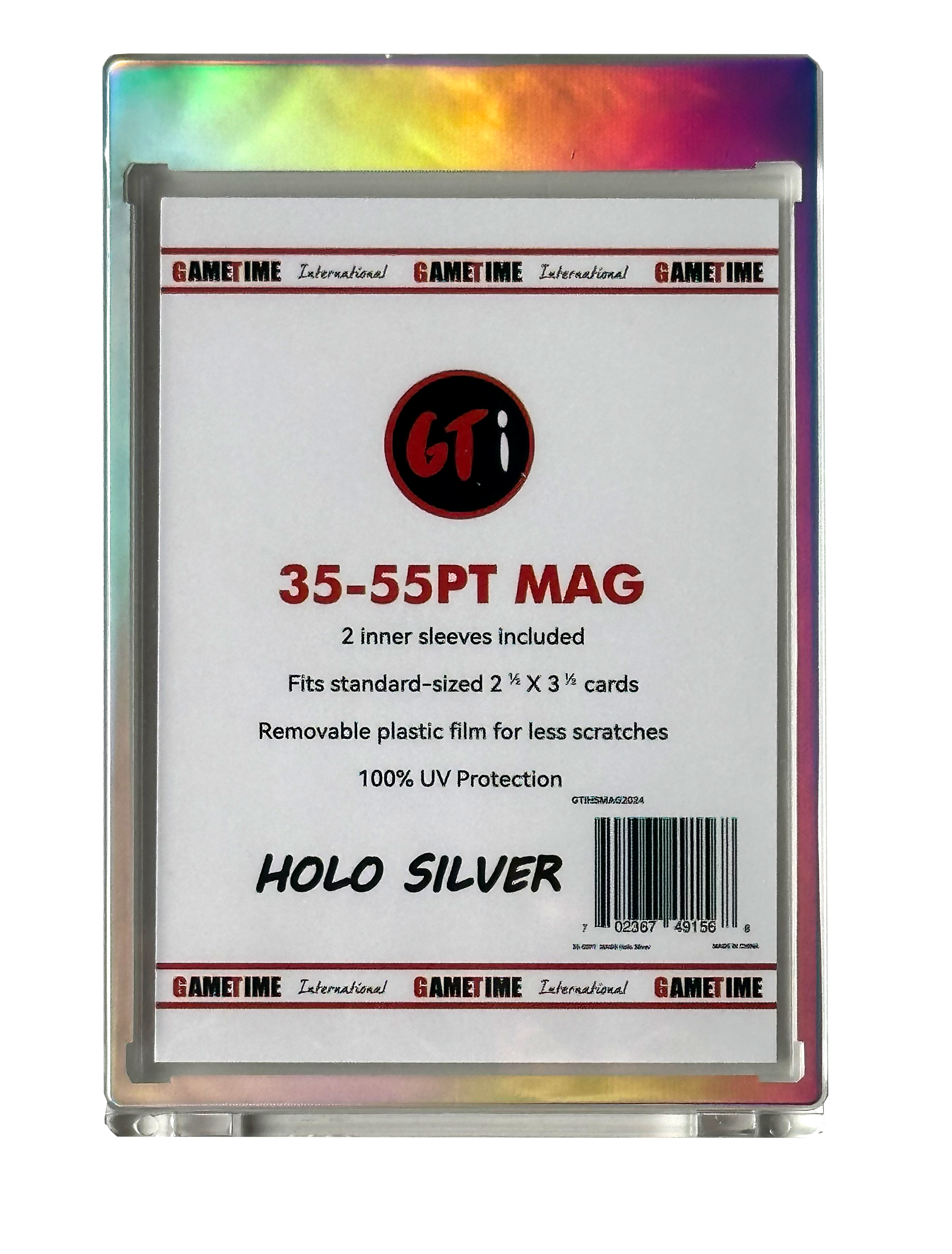 GTi 35–55pt Holo Silver magnetic one touch holder