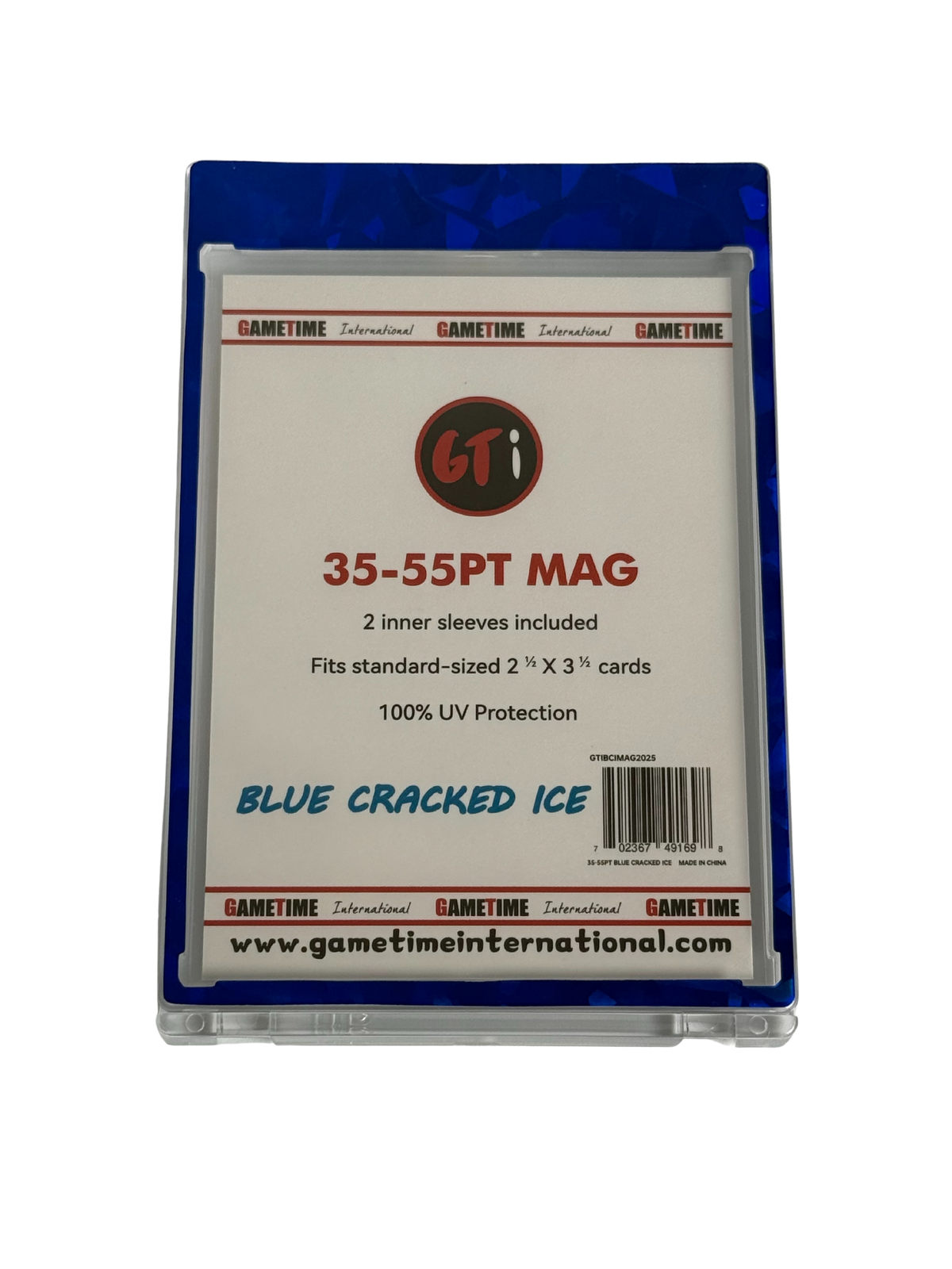 GTi 35–55pt Blue Cracked Ice magnetic one touch holder