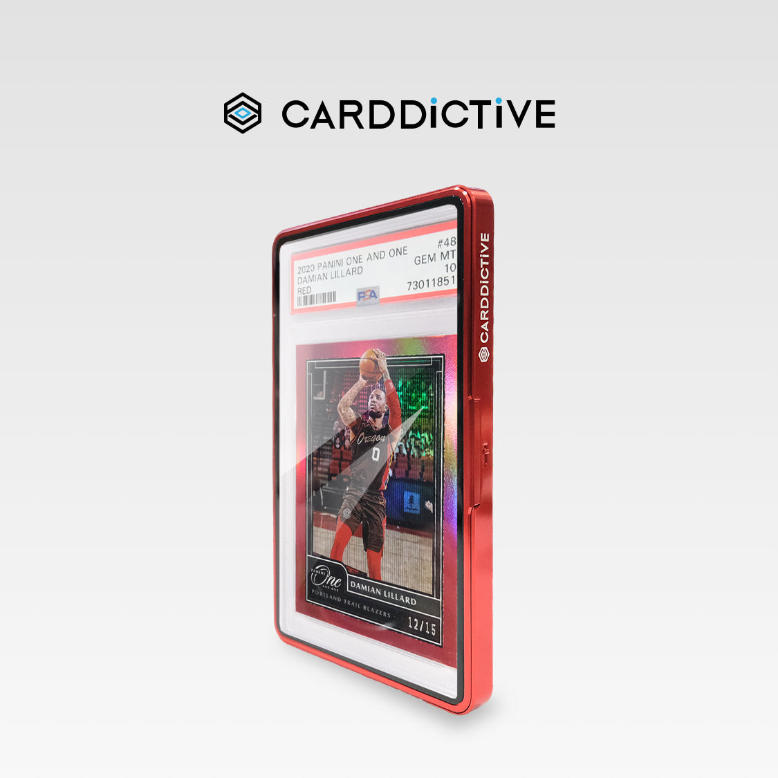 Carddictive C35-Pro Molten Red PSA, CGC and TAG slab protector
