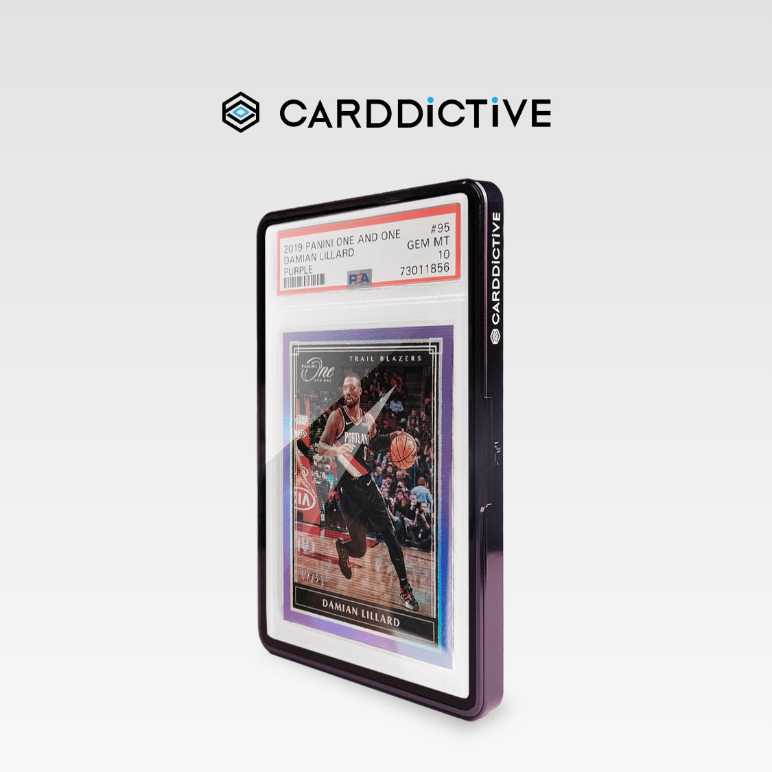 Carddictive C35-Pro Obsidian Violet PSA, CGC and TAG slab protector