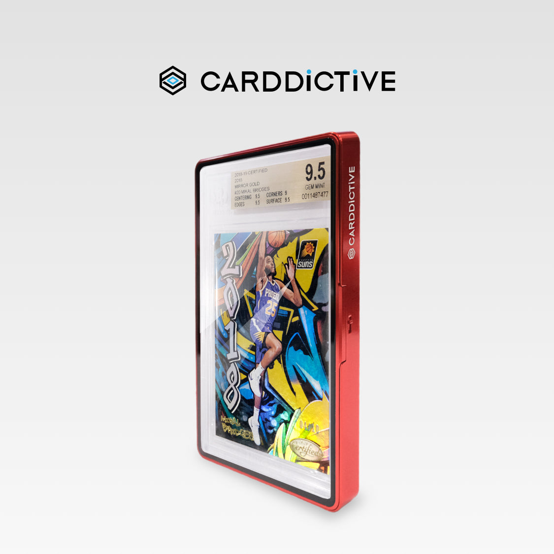 Carddictive CB35-Pro Molten Red BGS slab protector